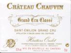 Chateau Chauvin Saint Emilion Grand Cru Classe 2015