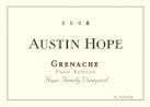 Austin Hope - Grenache Paso Robles 2014