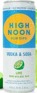 High Noon Sun Sips - Lime Vodka & Soda (4 pack 375ml cans)