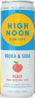 High Noon Sun Sips - Peach Vodka & Soda (4 pack 375ml cans)