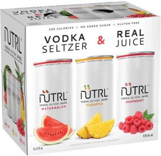 Nutri - Variety Vodka Soda (6 pack 12oz cans) (6 pack 12oz cans)